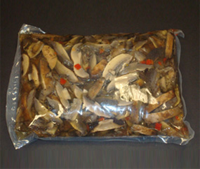 Sliced Portabella Balsamic All Natural Marinated Mushrooms in Bags