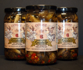 16oz Portabella All Natural Marinated Mushrooms in Glass